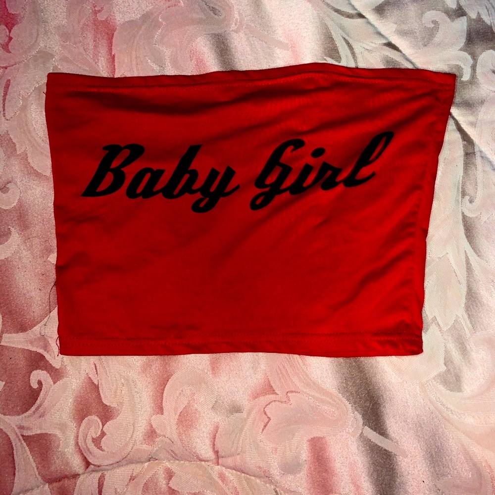 Baby Girl Red Tube Top
